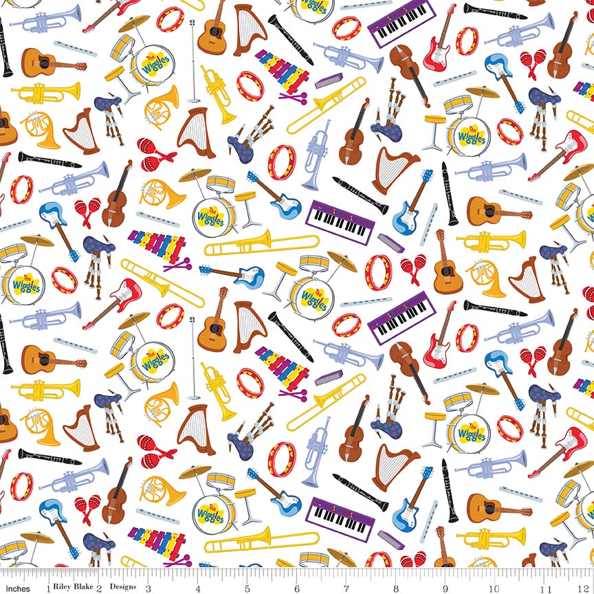 Ready, Steady, Wiggles! Instruments White – Millhouse Collections