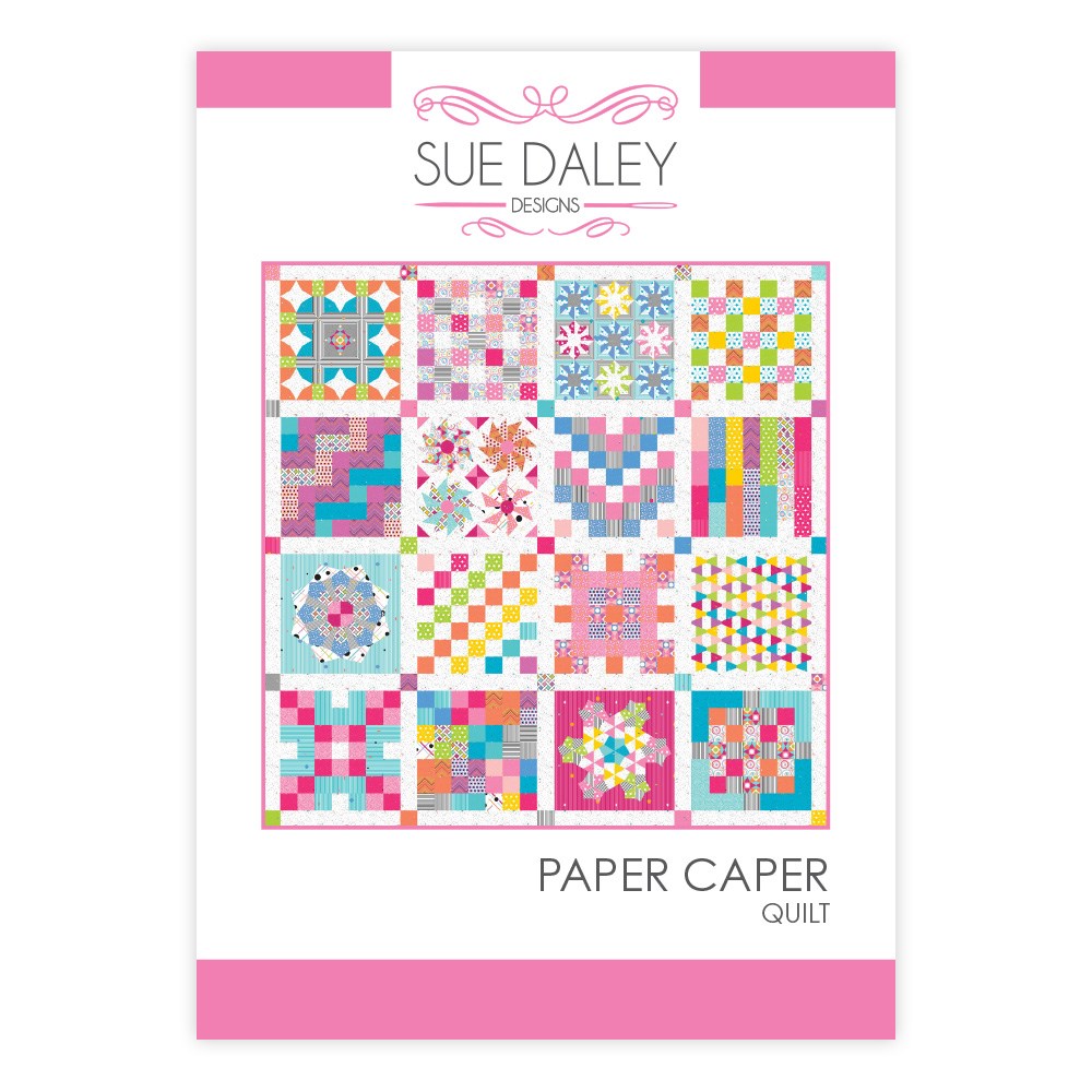Paper Caper Finishing Quilt Pattern – Millhouse Collections